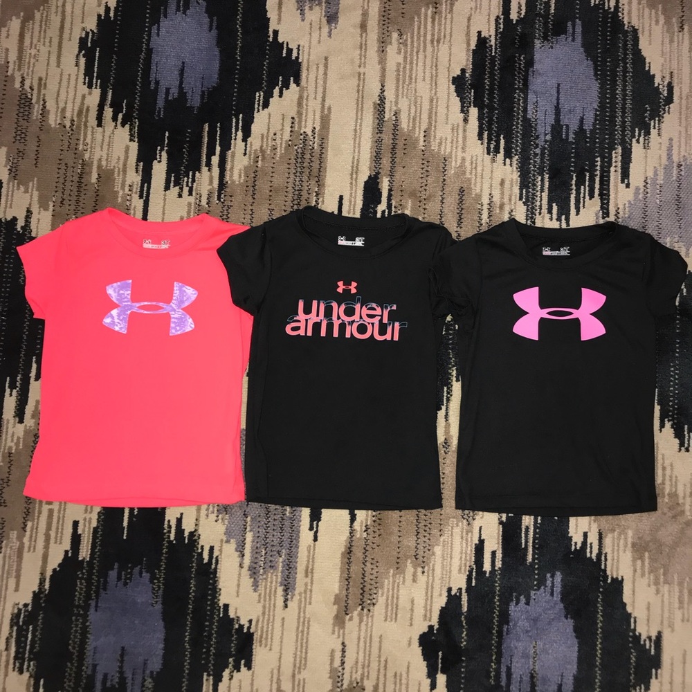 Under Armour Girls Shirts 3T